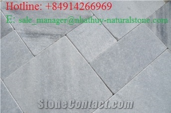 Silver Grey Marble Vietnam Paving Stone