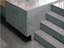 S White Granite Stairs