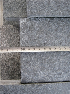 Black Basalt G684 Flamed Tiles, China Black Basalt