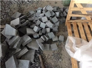 China Dark Grey G654 Granite Cube Stone Chinese Cheap Granite Paving Cobblestone,Natural Building Stone Flooring,Feature Wall,Interior Paving,Clading,Decoration Quarry Owner