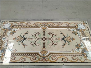 Marble Inlay Floor Pattern