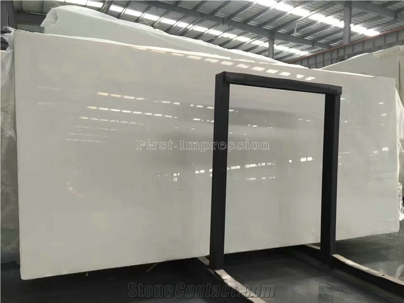 China Han White Jade/Crystal White Marble/White Jade/Sichuan White Jade for High Quality Big Slab/Pure White Marble Tiles & Slabs/High Polished Han White Marble Big Slabs