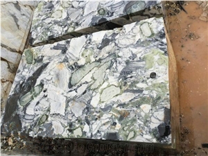 China White Beauty Marble Block/Ice Green Marble Block/Green Jade Building Stone/Cold Jade Marble Block/Primavera Marble Stone/White Beauty Marble Block