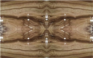 Famous Dark Yellow Wood Grain Onyx Slabs & Tiles/China Yellow Onyx Slabs for Tv & Sofa Wall/High Quality & Best Price Wooden Onyx Big Slabs/Luxury Brown Onyx/Hot Sale Onyx Slab