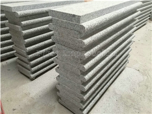 High Quality&Best Price China G623 Light Grey Granite Steps/Sesame White Flamed Granite Steps/Cheap Bianco Crystal Granite in Stairs Steps/Beveled Long Edge/Natural Building Stone Interior