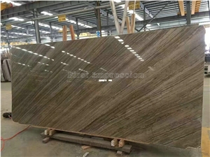 New Polished Wooden Brown Marble Tiles&Slabs/Kylin Wood Marble Big Slabs/Kylin Grain Wood Veins Marble Tiles for Wall & Floor Covering/China Best Price Brown Wood Marble/Hot Sale Antique Brown Wooden