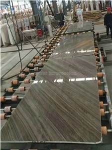 Wooden Brown Marble Tiles & Slabs/Kylin Wood Marble Big Slabs/Kylin Grain Wood Veins Marble Tiles for Wall & Floor Covering/China Brown Wood Marble/Hot Sale Antique Brown Wooden