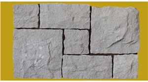 Beige Sandstone Walling Cladding Tiles, Flagstones