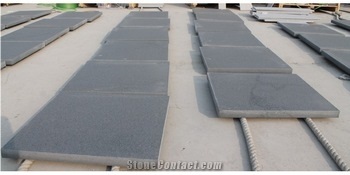 New G654 Dark Gray Granite Tiles Slabs Gray Color Stone Form Cut to Size Interior Exterior Usage Hard Dencity Flamed Surface Processing Wall Floor Covering Pattern Hot Sales