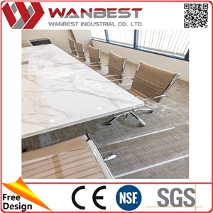 Conference Table Use in Meeting Hall Latest Fashion Long Top Design Furniture