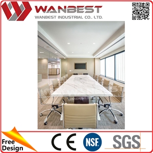 Latest Fashion Long Top Design Luxury 12 Seats Conference Tables