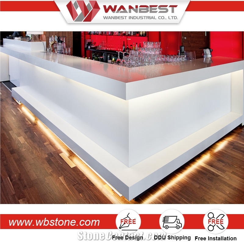Wanbest Furniture Bar Stools Pub Dining Tables Artificial Stone Tabletops