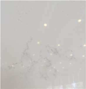 Artificial Quartz Stone Bs3104 Carrara Series Quartz Stone Solid Surfaces Polished Slabs & Tiles Engineered Stone for Hotel Kitchen Bathroom Counter Top Walling Panel