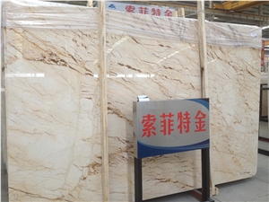 Rich Gold Marble,Luna Pearl Marble,Sofita Gold,Sofitel Beige,Sofitel Gold Marble,Crema Eva,Crema Evita,Menes Gold Marble,Menes Gold Marble Tiles & Slabs & Cut-To-Size (Good Price)