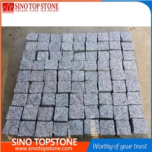 Chinese G603 Granite Light Grey Natural Spilt,Flamed,Sawn Cut Paving Stone, Cube Interior Building Stone
