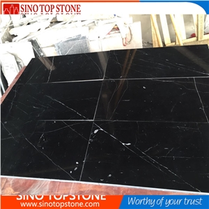 High Quality Black Nero Marquina Marble, White Vein Black Marquina Marble Tiles and Slabs