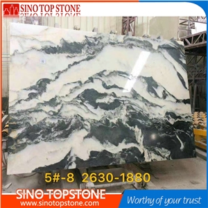 Natural Landscape Painting Marble for Villa, Mountains-And-Waters Paintings Marble Slabs for Decoration