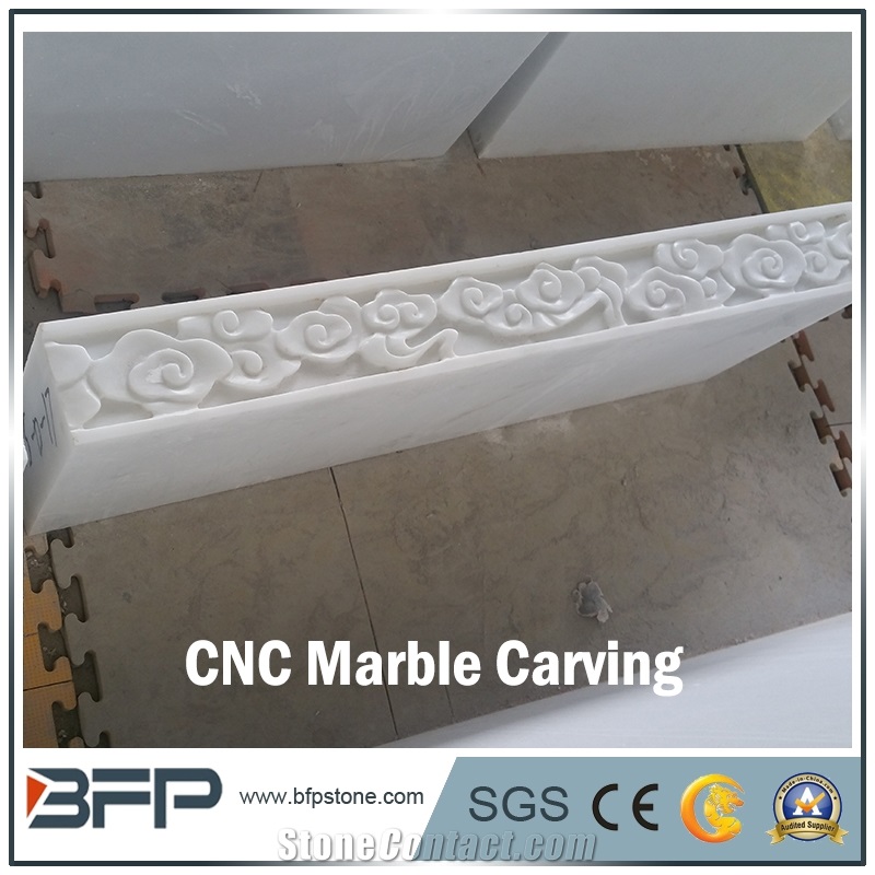 Cnc White Marble Carving -Overseas Project Experience