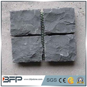 G654 Granite Paving Stone with Mesh, G654 Granite Cube Stone & Pavers
