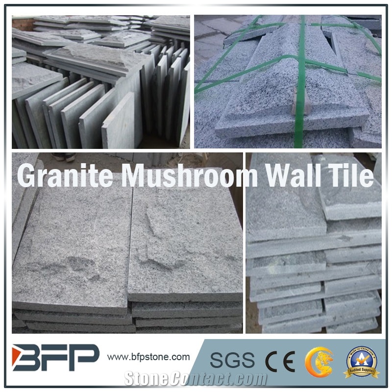 Grey and Dark Grey Granite Mushroom -Surface Natural and Cut to Size