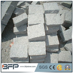 Grey Granite G602 Flamed Paver Stone,Rought Finishing Stone for Outdoor,Natural Split Cobblestone,Exterior Cubestone