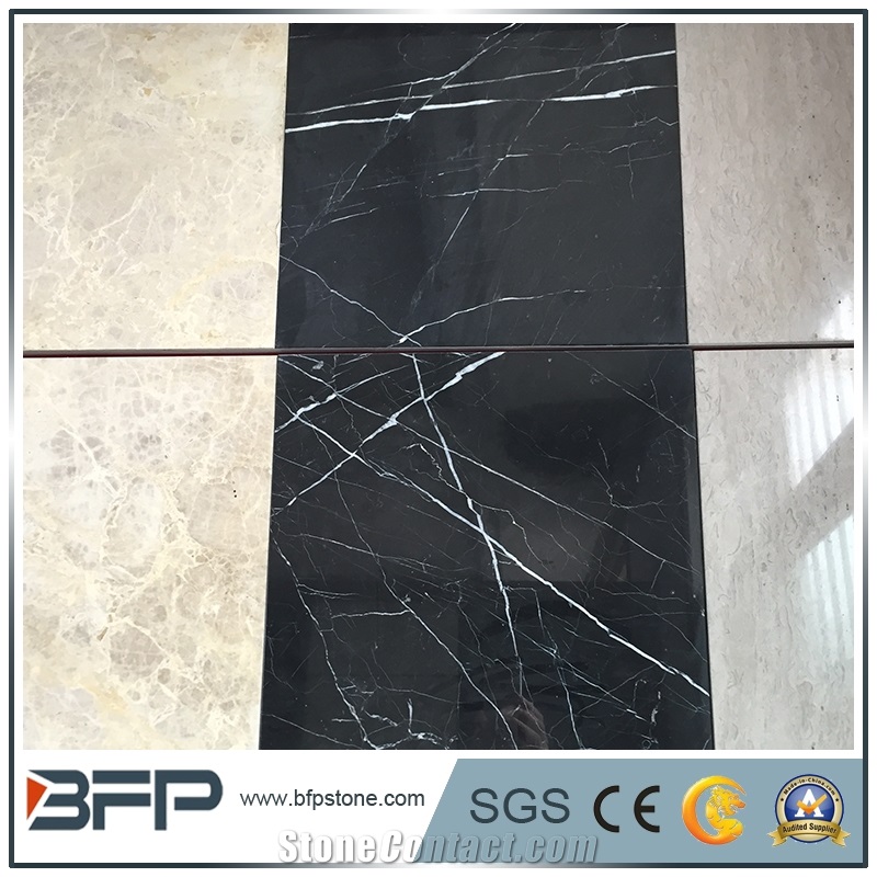 Malaysia Black Marble Tiles,Imisa Black Marble Wall Tiles,Santa Ana Black Marble Floor Tiles