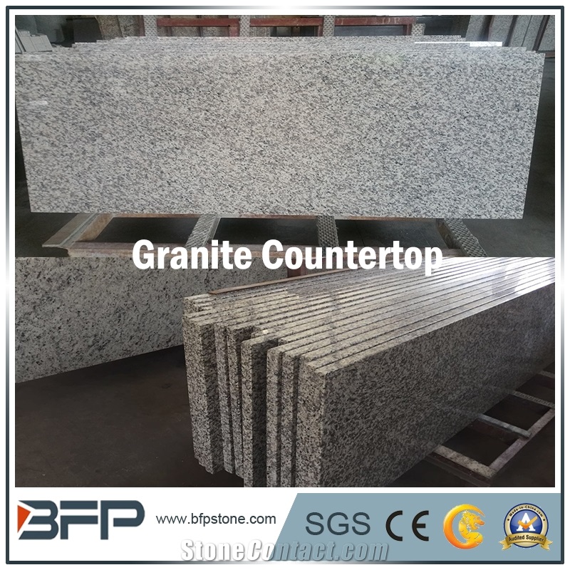 White Granite Countertop, Tabletope America Standard Countertop