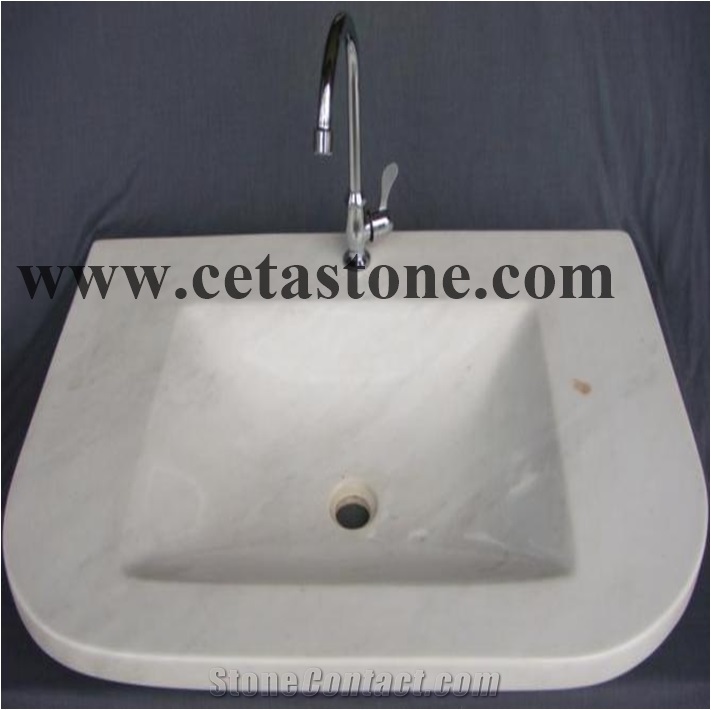 Kitchen Sinks&Wash Bowls&Square Basins&Marble Sink with Water Faucet
