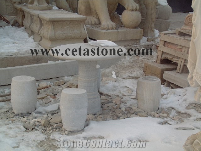 Stone Table Sets&Garden Table Chair&Outdoor Table and Chair