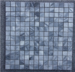 Grey Marble Square Mosaic Tiles Pofung Marble
