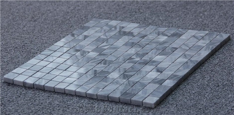 Grey Marble Square Mosaic Tiles Pofung Marble