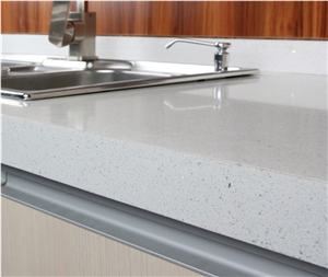Quartz Stone Engineered Solid Surface Pure White Snow Mirror Glass Sinks & Basins