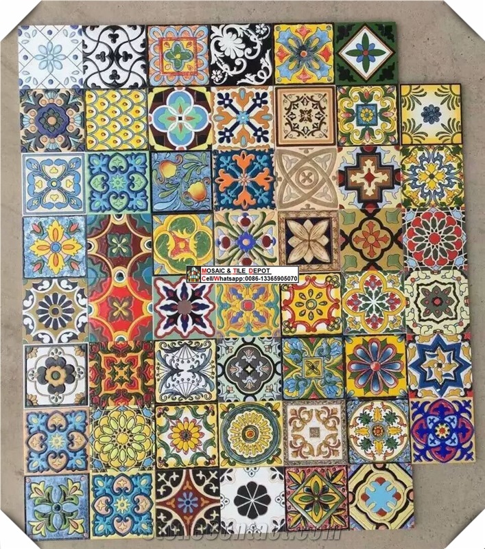 Hexagon Ceramic Tile, Colored Ceramic Tile,Ceramic Border Tile