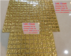 New Gold Mosaic Tile,China Mosaic Tile,Swimming Pool Tile