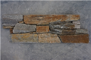 On Sale China Rusty Quartzite Cultured Stone, Wall Cladding, Stacked Stone Veneer, Corner Stone Clearance