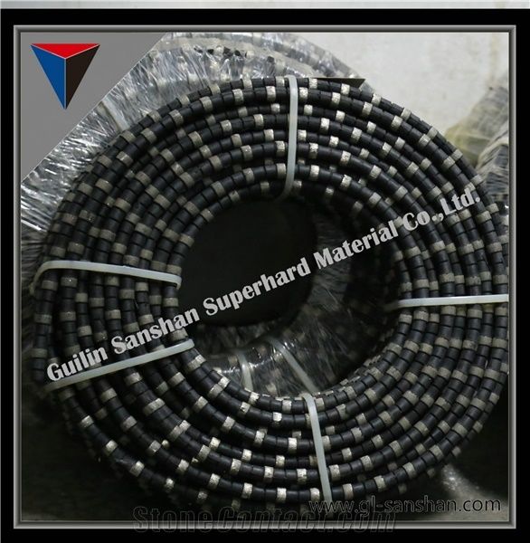 2017hot Wire Saw, High Efficient 11.6mmrubber Wire Saw for Cutting Granites