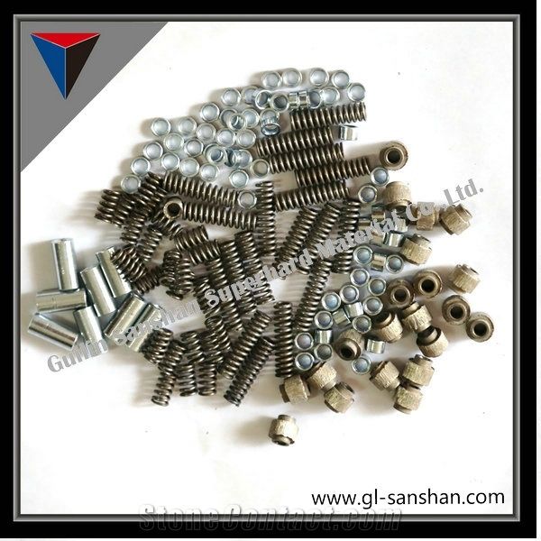 Diamond Wire Accesories,Wires Tools,Steel Wires,Springs,Joints,Washers,Different Fittings