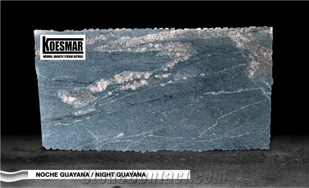 Noche Guayana Slabs, Night Guayana Granite