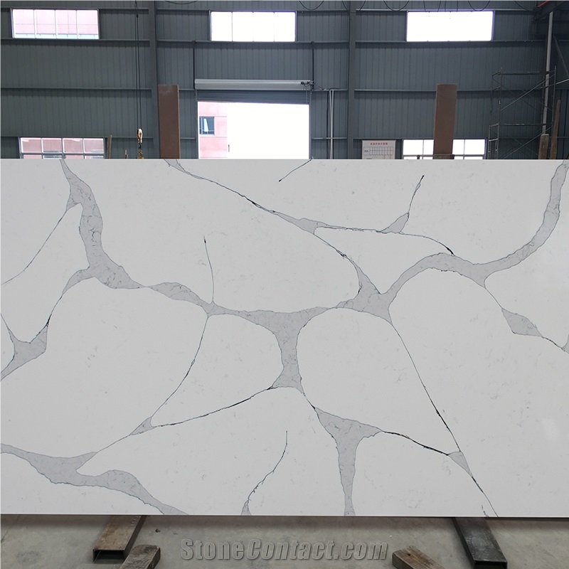 Chinese Best Quality Marble Look Design Quartz Stone