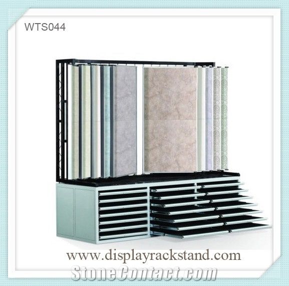 Granite Marble Stone Wall Ceramic Tiles Wing Display Stands Mosaic Tiles Displays Showroom Display Racks Glass Tile Displays Floor Tile Display Racks