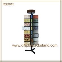 Slate Fixture Display Metal Flooring Racks Custom Display Artificial Stone Rack Marble Wing Displays Sample Board Stone Spinning Display Wire Stand Racks Quartz Displays Ceramic Tile Display
