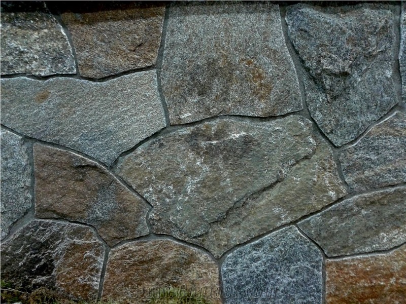 Natural Stone Thin Veneer Rock Alpine Granite Random