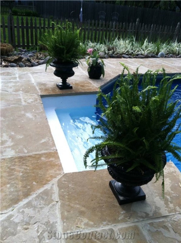 Natural Stone Swimming Pool Coping, Pool Terrace Pavers