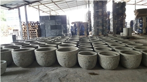 Mosaic Stone Bowl Pots