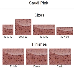 Saudi Pink, Sweet Pink Granite, Royal Salmon Granite