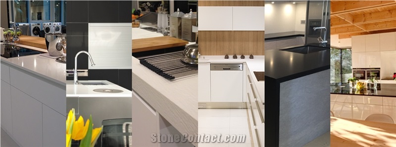 Technistone Solid Surface Kitchen Countertops