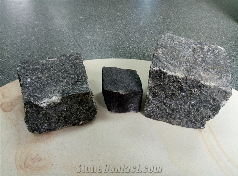 Black Basalt Cobbles from Ukraine