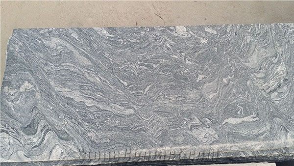 Grey Landscape Watermarks Granite,G302 Granite,Nero Santiago,Wood Grain,China Grey Granite Tiles, Flamed, Bush Hammered, Paving Stone, Courtyard, Driveway, Exterior Pattern, Stepping Stone, Pavers