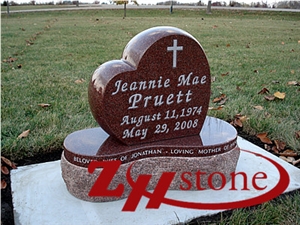 Good Quality Angle with Heart Absolute Black/ Jet Black/ Shanxi Black Granite Angel Monuments/ Heart Tombstones/ Gravestone/ Engraved Headstones/ Custom Monuments