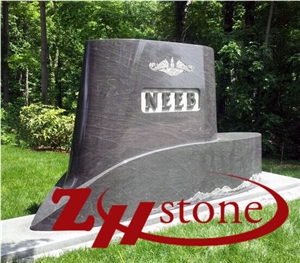Good Quality Obelisk Style Tianshan Red Granite/ Georgia Grey/ G603 Granite Tombstone Design/ Western Style Monuments/ Upright Monuments/ Headstones/ Monument Design